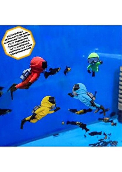 BİRRDESİGN Akvaryum Dalgıç Adam Dekoru