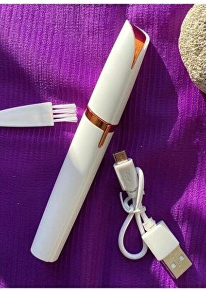 Yüz Kaş Epilatör Kıl Kaş Bıyık Tüy Alma Aleti Epilasyon Şarjlı Model Sarjlı