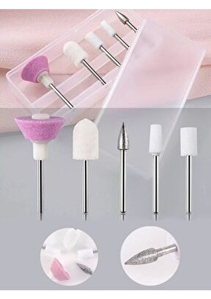 Elmas Freze Ucu Seti, Profesyonel, Protez Tırnak Jel Tırnak, Kuru Manikür Kullanımına Uygun modelleri