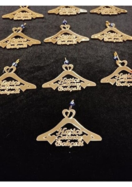 Pleksi Gelin Bohçası Yazısı Bohça Süsü 5 Adet