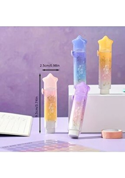 1 Adet Yıldız Patili Silgi Rengarenk Baskılı Renkli Hareketli Mekanizmalı Silgi Renk Seçenekli modelleri