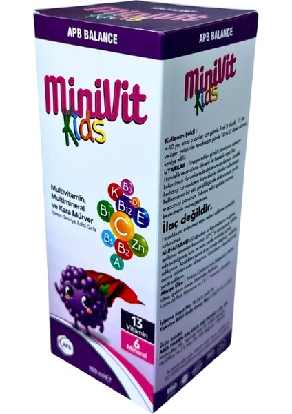 MiniVit Kids fiyatları