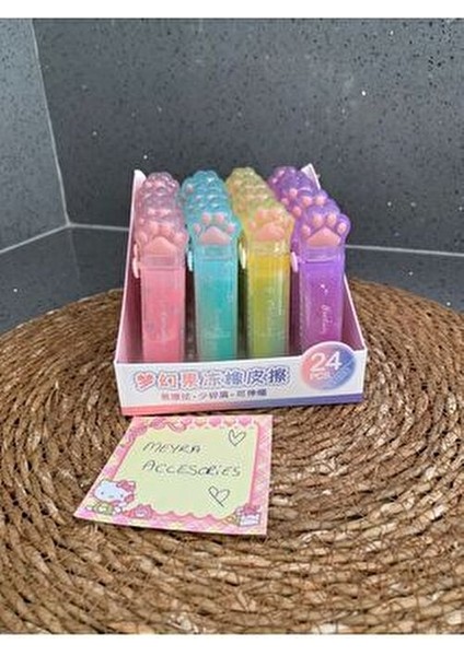 2 Adet Sevimli Patili Silgi Son Tred Model Ayarlanabilir Mekanizmalı Silikon Silgi Okul Gereçleri modelleri