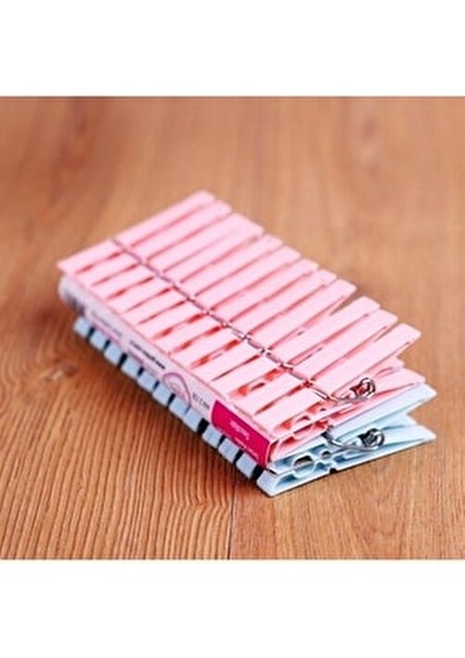 Plastik Mandal, 24'lü Çamaşır Asma Mandalı