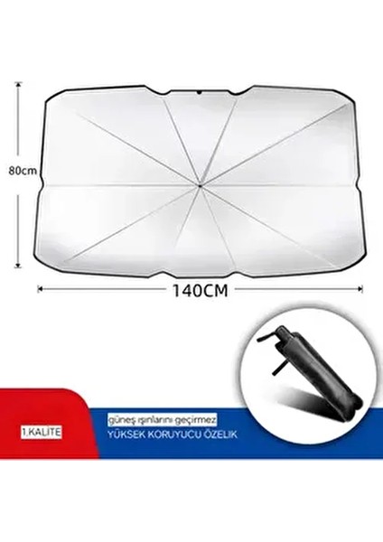 Tüm Araçlar Için Araba Ön Cam Güneşlik Esnek Katlanabilir Güneşlik Şemsiye Ön Cam Gölgelik Kozagift