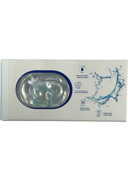 FRESHSHOW Luxury Brilliant Blue / Haresiz Renkli Mavi Göz Kirpik Lens / Yıllık 1 Adet fırsatları