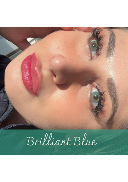 FRESHSHOW Luxury Brilliant Blue / Haresiz Renkli Mavi Göz Kirpik Lens / Yıllık 1 Adet