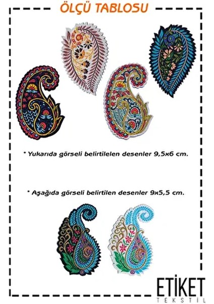 Ütü ile Yapışan Dokuma Arma Seti Patch Yama Şal Desen, Etnik Modeli fiyatları