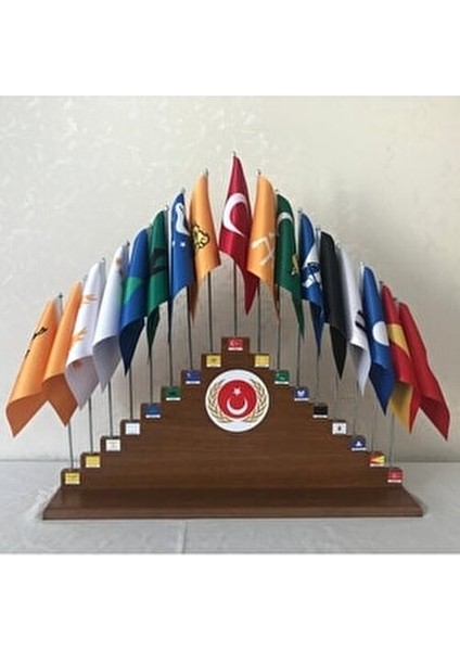 17'li Büyük Türk Devletleri Bayrak Seti