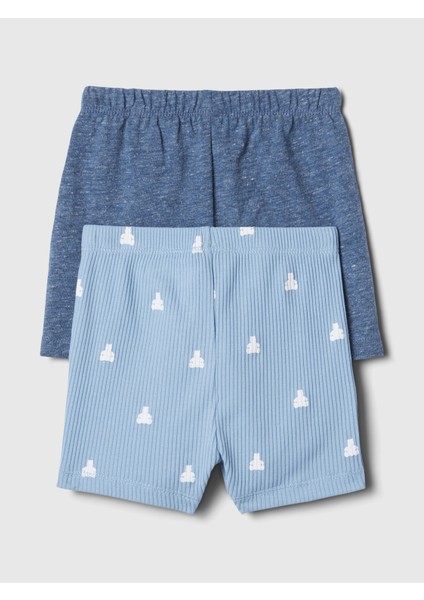 Bebek Mavi First Favorites Pull-On 2'li Şort fiyatları
