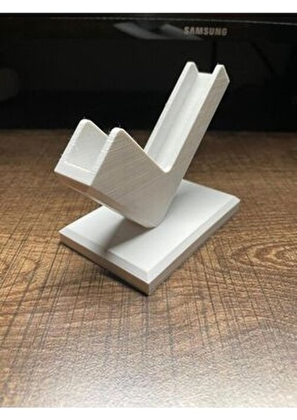 Ofis Kartlığı Kartvizitlik Beyaz Renkli Şık Tasarım 1 Adet Ofis Kullanımı İçin