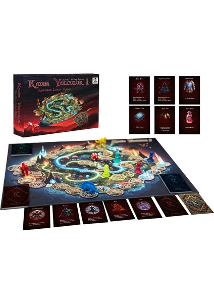 Kadim Yolculuk- Yüzüklerin Efendisi Temalı Eğlenceli Kutu Oyunu - Masa Oyunu - Grup Parti Aile Oyunu (Savaş-Strateji-Zeka) fiyatları