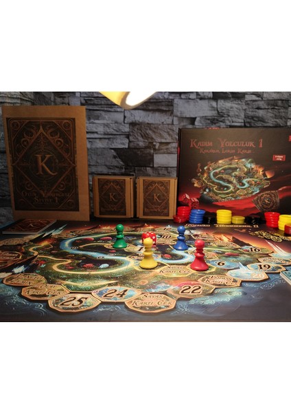 Kadim Yolculuk- Yüzüklerin Efendisi Temalı Eğlenceli Kutu Oyunu - Masa Oyunu - Grup Parti Aile Oyunu (Savaş-Strateji-Zeka)