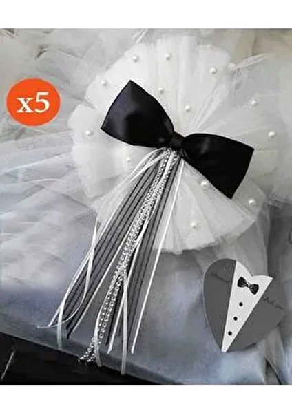 Damat Bohça Süsü 5 Damat Çeyiz Süsü 5 Adet