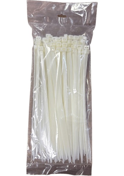 Kablo Bağı Cırt Kelepçe 8X300 mm Beyaz 100 Adet Fiyatıdır fiyatları