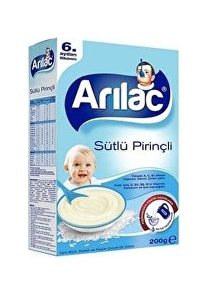 Pirinç Unu Kaşık Maması 200GR Sütlü Pirinçli (12 Li Set) fiyatları
