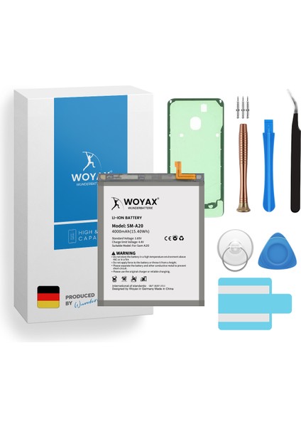 By Deji Samsung Galaxy A20 A30 A30S A50 Premium Batarya