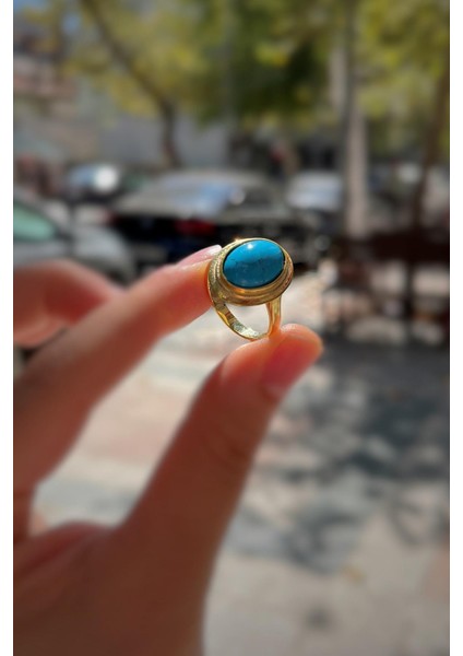 Gümüş Firuze Taşlı Yüzük IS653E fiyatları