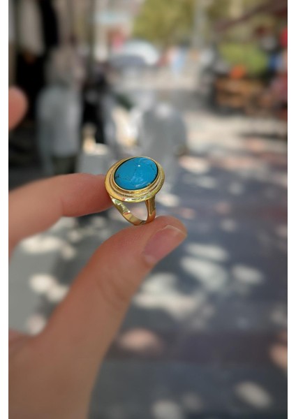 Gümüş Firuze Taşlı Yüzük IS653E modelleri