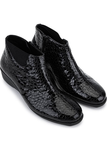 Kadın Hakiki Deri Siyah Casual Bot 611 E4441-92 Bn Bot SK25-26 Black fiyatları