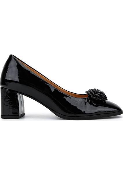 Kadın Hakiki Deri Siyah Comfort Ayakkabı 611 H62035-03 Bn Ayk SK25-26 Black