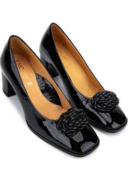 Kadın Hakiki Deri Siyah Comfort Ayakkabı 611 H62035-03 Bn Ayk SK25-26 Black fiyatları