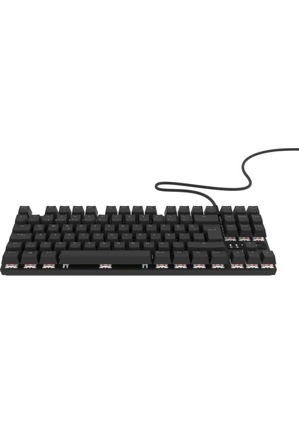 HK410 Mekanik Kırmızı Switch 19 Mod Rgb Kablolu Siyah Tkl Türkçe Gaming Klavye fiyatları