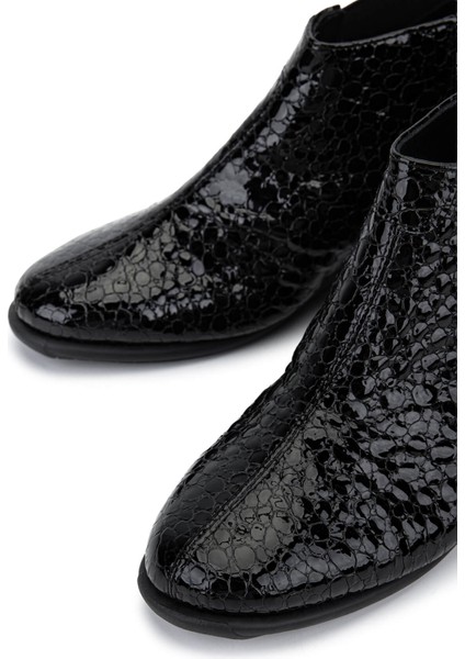 Kadın Hakiki Deri Siyah Casual Bot 611 E4441-92 Bn Bot SK25-26 Black fırsatları