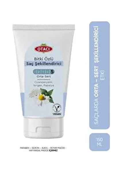 Bitkisel Besleyici Saç Şekillendirici Orta-Sert