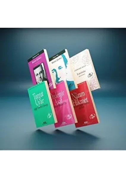 Nazım Hikmet Şiir Seti 6 Kitap Ekonomik Normal Boy Cilt Durumu