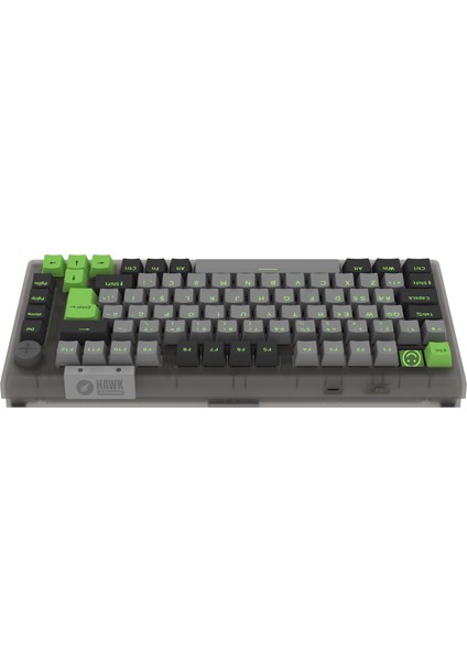 HK610 Gateron Switch Rgb LCD Tri-Mode Kablosuz/bluetooth %75 Gaming Klavye indirimleri