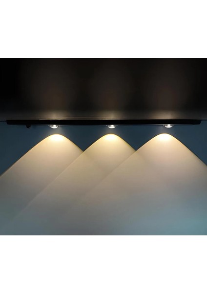 Bella Slim 40 cm Şarjlı ve Sensörlü LED Kabinet Armatürü – Siyah, Enerji Tasarruflu ve Pratik Aydınlatma fiyatları