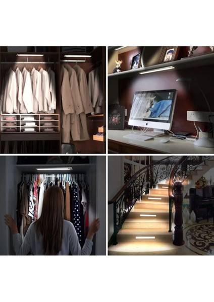 Bella Slim 40 cm Şarjlı ve Sensörlü LED Kabinet Armatürü – Siyah, Enerji Tasarruflu ve Pratik Aydınlatma indirimleri