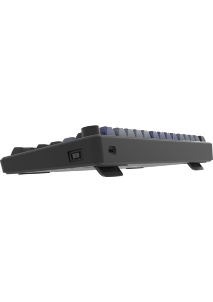 HK255 Membrane LCD Rgb Kablosuz/bluetooth Siyah Gri %75 Türkçe Gaming Klavye fırsatları