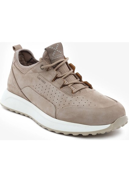 Erkek Vizon Hakiki Deri Spor Ayakkabı 5Y1UA17981