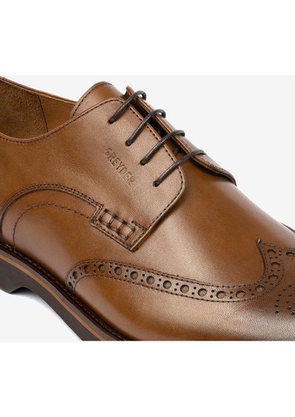 Erkek Kahverengi Hakiki Deri Klasik Ayakkabı 4Y1KA64503 indirimleri