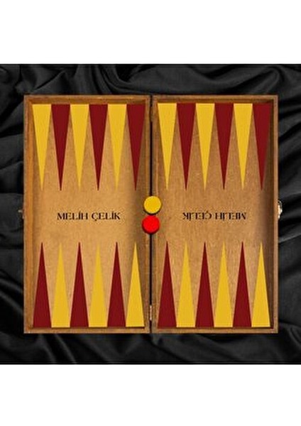 Premium Tavla Seti Kişiye Özel Tasarım Melih Çelik Materyal 2 Parça fiyatları