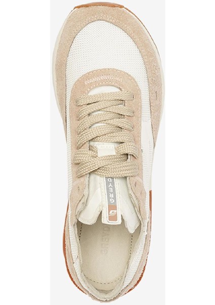 Kadın Krem Beyaz Hakiki Deri Spor Ayakkabı 4Y2SA33330 fırsatları