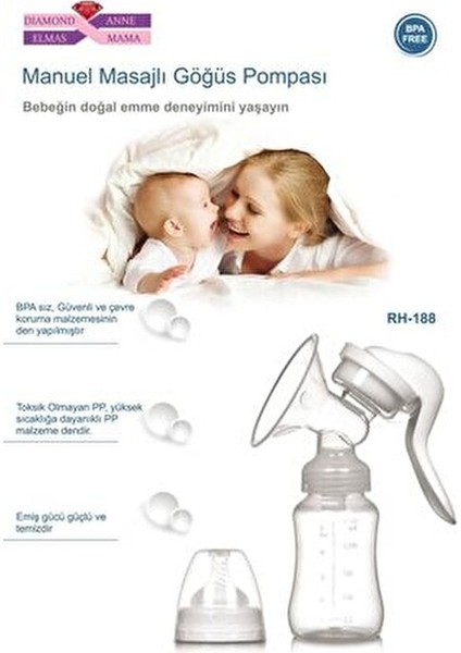 Lifenet Life Net RH-188 Manuel Masajlı Göğüs Pompası fırsatları