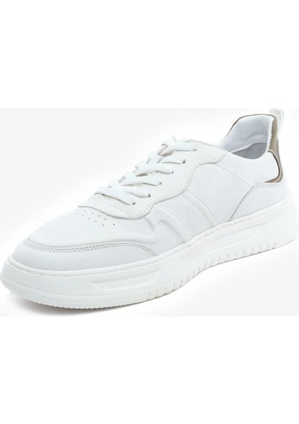 Erkek Beyaz Hakiki Sneaker Ayakkabı 5Y1CA64534 modelleri