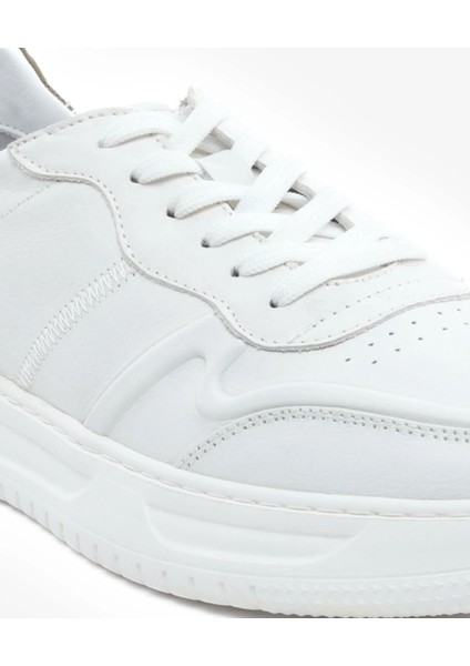 Erkek Beyaz Hakiki Sneaker Ayakkabı 5Y1CA64534 indirimleri