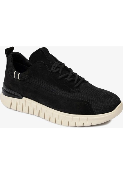 Erkek Siyah Hakiki Deri Spor Ayakkabı 4Y1SA17631 fiyatları