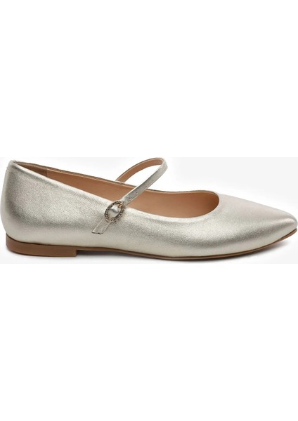 Kadın Altın Hakiki Deri Babet 5Y2TA59269