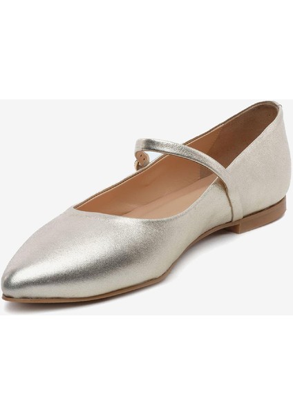 Kadın Altın Hakiki Deri Babet 5Y2TA59269 modelleri