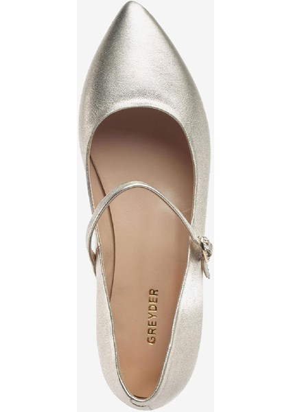 Kadın Altın Hakiki Deri Babet 5Y2TA59269 fırsatları