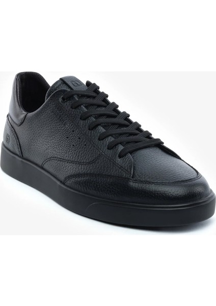 Erkek Siyah Hakiki Deri Sneaker Ayakkabı 5Y1CA64676 fiyatları