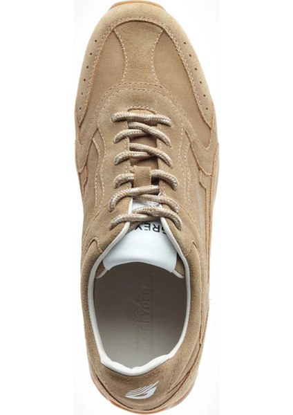 Erkek Ekru Hakiki Deri Sneaker Ayakkabı 5Y1SA18530 fırsatları