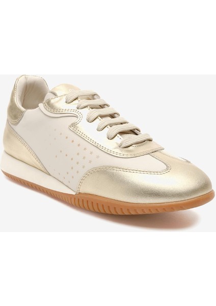 Kadın Altın Hakiki Deri Spor Ayakkabı 5Y2SA34550 fiyatları