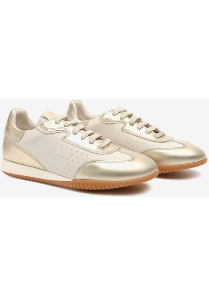 Kadın Altın Hakiki Deri Spor Ayakkabı 5Y2SA34550 modelleri