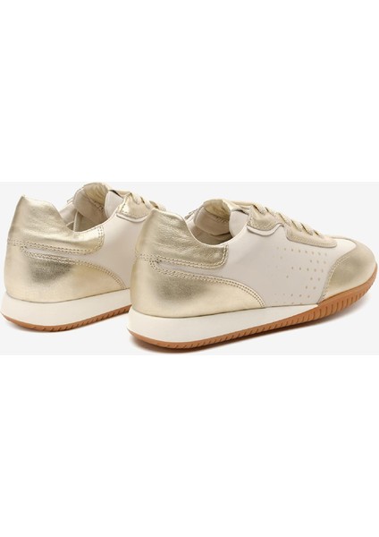 Kadın Altın Hakiki Deri Spor Ayakkabı 5Y2SA34550 fırsatları